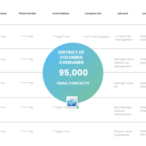 District Of Columbia Consumer Email List