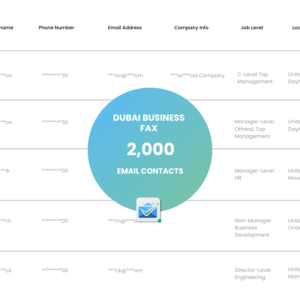 Dubai Business Fax List