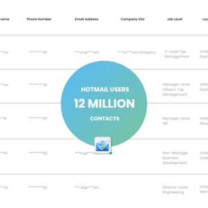 Hotmail Users Email List
