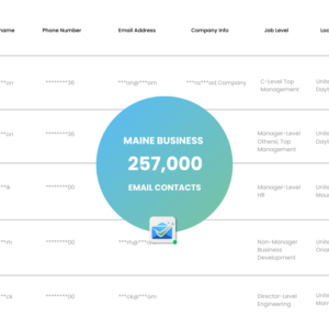 Maine Business Email List