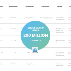 Online Dating Users Email List