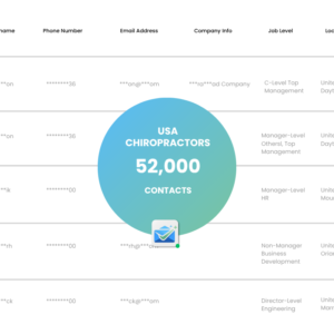 USA Chiropractors Email List