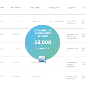 USA Commercial Equipments Buyers Email List