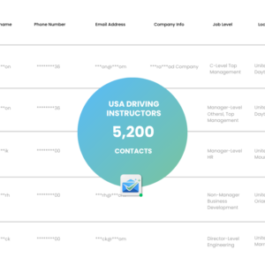 USA Driving Instructors Email List