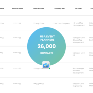 USA Event Planners Email List