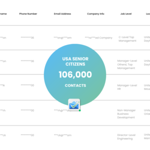 USA Senior Citizens Email List