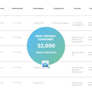West Virginia Consumer Email List