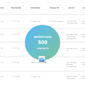 Sweepstakes Email List