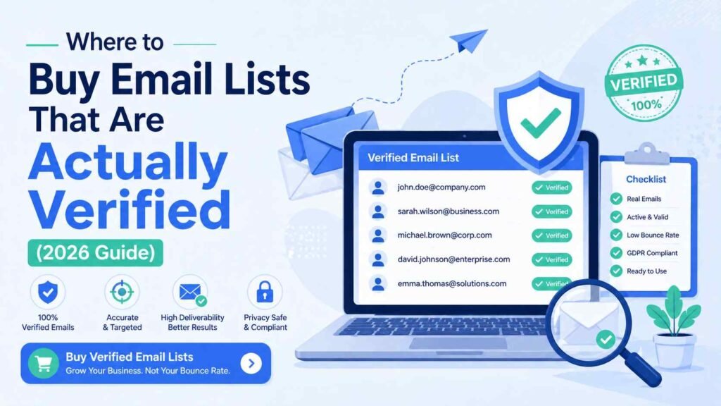 Where to Buy Email Lists That Are Actually Verified